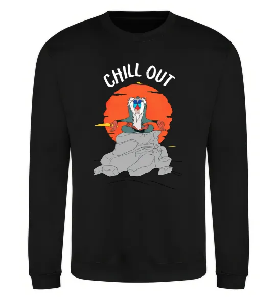 Свитшот Король Лев Рафики Chill Out Черный фото