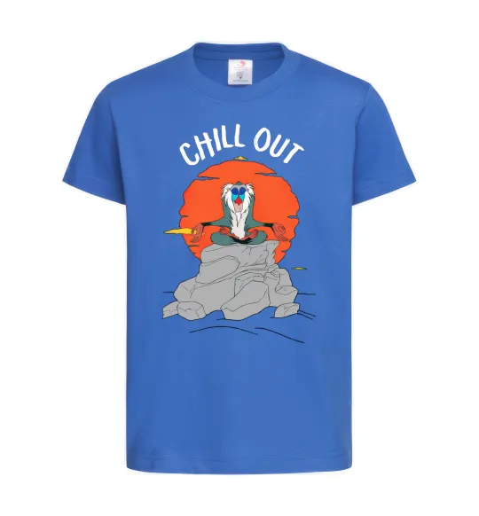 Детская футболка Король Лев Рафики Chill Out Ярко-синий фото