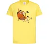 Дитяча футболка Тімон і Пумба Лимонний Дитяча футболка Тімон і Пумба Лимонний фото