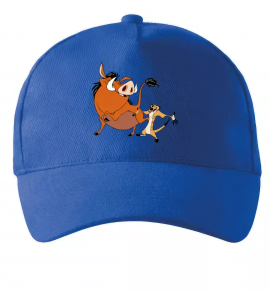 Кепка Тімон і Пумба Ярко-синий фото