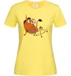 Женская футболка Тімон і Пумба Лимонный фото