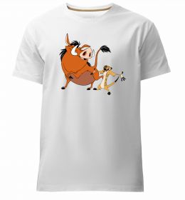 Мужская премиум футболка Тімон і Пумба