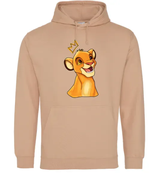 Мужская толстовка (худи) Сімба Песочный фото