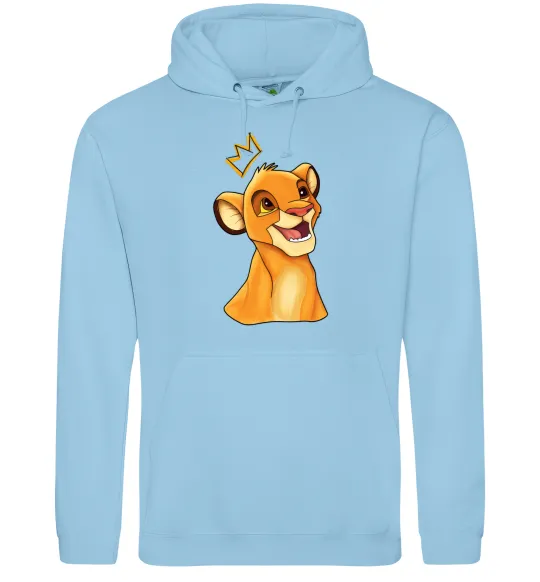Чоловіча толстовка (худі) Сімба Блакитний фото