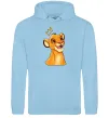 Чоловіча толстовка (худі) Сімба Блакитний фото