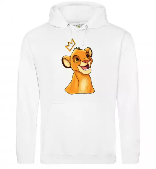 Женская толстовка (худи) Сімба Белый фото