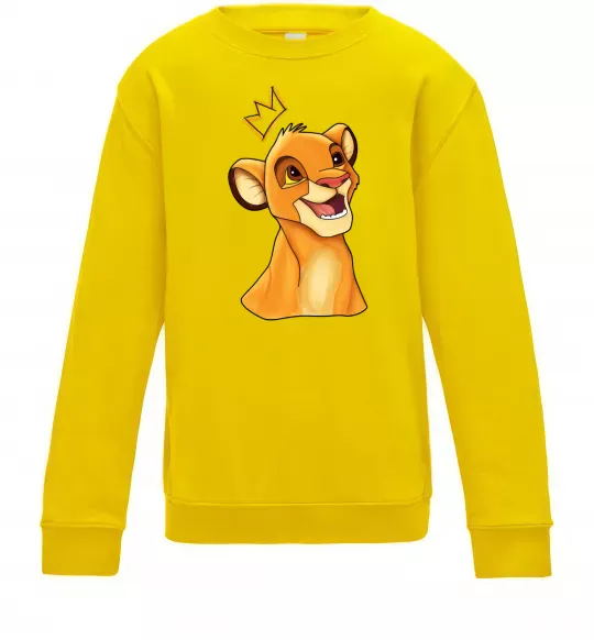 Детский Свитшот Сімба Солнечно желтый фото