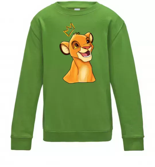 Детский Свитшот Сімба Лаймовый фото