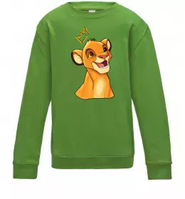 Детский Свитшот Сімба Лаймовый фото