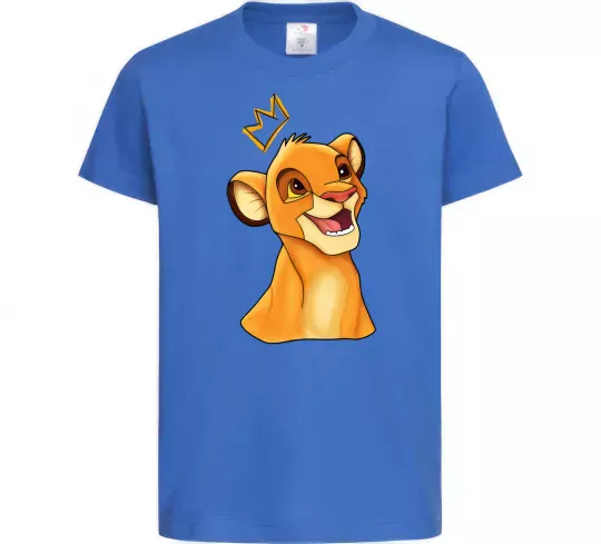 Дитяча футболка Сімба Яскраво-синій фото
