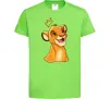 Дитяча футболка Сімба Лаймовий Дитяча футболка Сімба Лаймовий фото