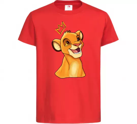 Дитяча футболка Сімба Червоний фото