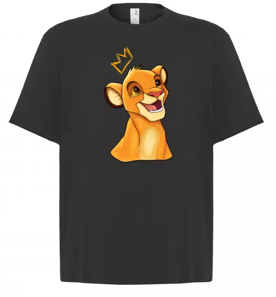 Футболка Оверсайз Сімба Чорний фото