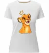 Жіноча преміум футболка Сімба Білий фото