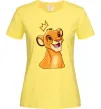 Женская футболка Сімба Лимонный Женская футболка Сімба Лимонный фото