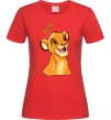 Женская футболка Сімба Красный Женская футболка Сімба Красный фото