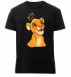 Чоловіча преміум футболка Сімба Чорний фото