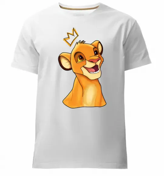 Чоловіча преміум футболка Сімба Білий фото