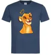 Чоловіча футболка Сімба Темно-синій фото