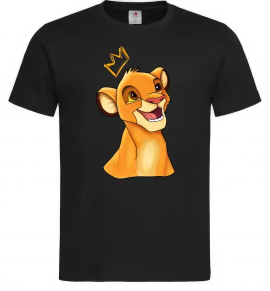 Чоловіча футболка Сімба Чорний фото