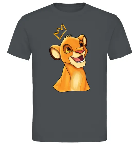 Чоловіча футболка Сімба Графіт фото