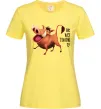 Жіноча футболка 3365 Пумбаа Be my Timon Лимонний Жіноча футболка 3365 Пумбаа Be my Timon Лимонний фото