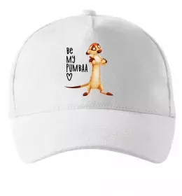 Кепка Тімон Be mine Pumbaa Білий фото
