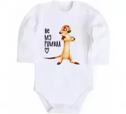 Детский боди Тімон Be mine Pumbaa Белый фото