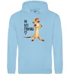 Жіноча толстовка (худі) Тімон Be mine Pumbaa Блакитний Жіноча толстовка (худі) Тімон Be mine Pumbaa Блакитний фото