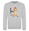 Свитшот Тімон Be mine Pumbaa Серый меланж фото