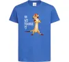 Дитяча футболка Тімон Be mine Pumbaa Яскраво-синій фото