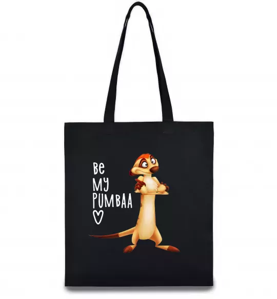 Еко-сумка Тімон Be mine Pumbaa Чорний фото