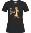 Женская футболка Тімон Be mine Pumbaa Черный фото