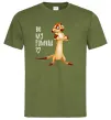 Чоловіча футболка Тімон Be mine Pumbaa Оливковий Чоловіча футболка Тімон Be mine Pumbaa Оливковий фото