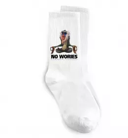 Носки Рафики no wories hakuna matata Белый фото
