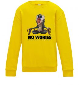 Детский Свитшот Рафики no wories hakuna matata