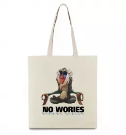 Еко-сумка Тімон Be mine Pumbaa Бежевий фото