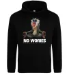 Жіноча толстовка (худі) Рафики no wories hakuna matata Чорний Жіноча толстовка (худі) Рафики no wories hakuna matata Чорний фото