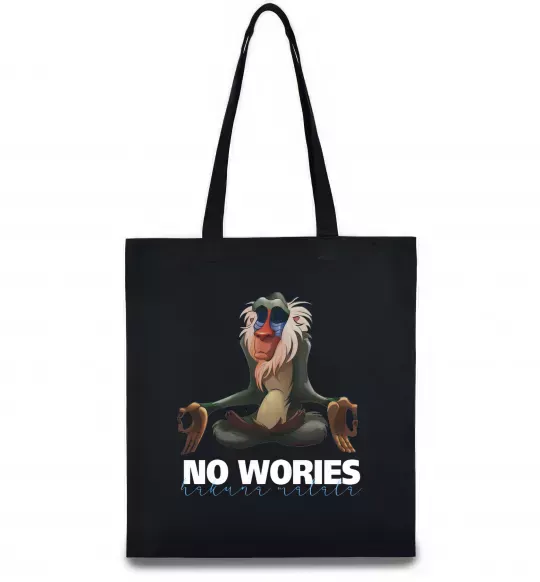 Эко-сумка Рафики no wories hakuna matata Черный фото