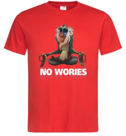 Мужская футболка Рафики no wories hakuna matata