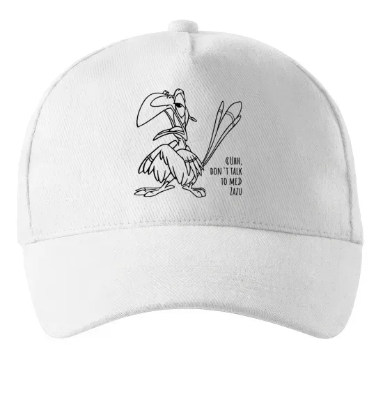 Кепка Зазу dont talk to me Белый фото