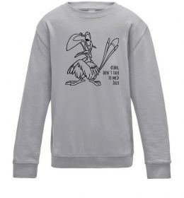 Детский Свитшот Зазу dont talk to me Детский Свитшот Зазу dont talk to me