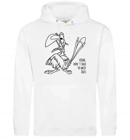 Жіноча толстовка (худі) Зазу dont talk to me Білий фото