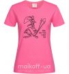 Женская футболка Зазу dont talk to me Ярко-розовый фото