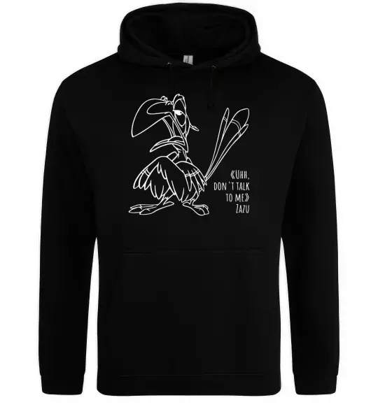 Жіноча толстовка (худі) Зазу dont talk to me Чорний фото