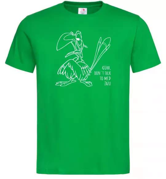 Мужская футболка Зазу dont talk to me Зеленый фото