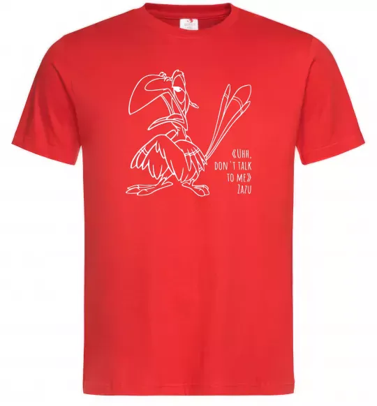 Мужская футболка Зазу dont talk to me Красный фото