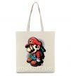 Эко-сумка Super Mario Бежевый фото