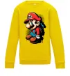 Детский Свитшот Super Mario Солнечно желтый Детский Свитшот Super Mario Солнечно желтый фото