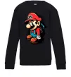 Детский Свитшот Super Mario Черный Детский Свитшот Super Mario Черный фото